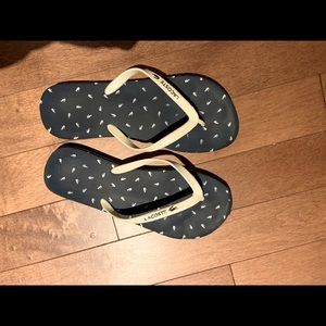 Lacoste flip flops for Women. Size 9.